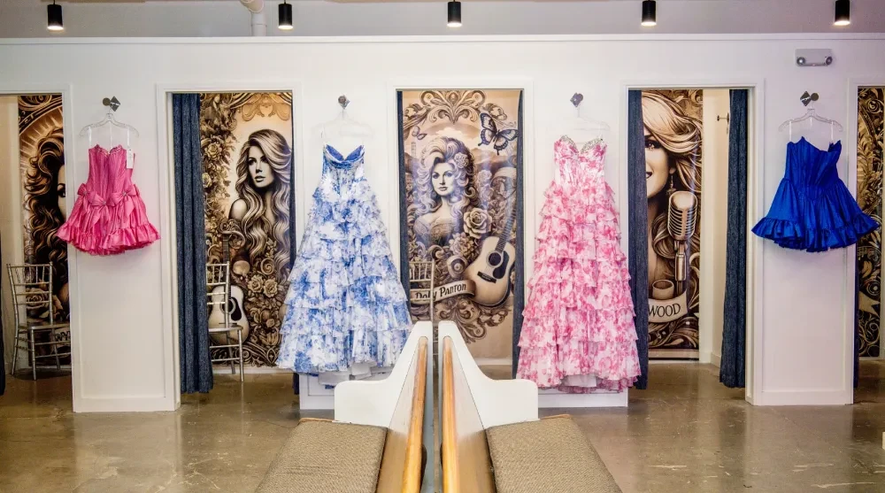 Jovani prom dresses at Glitz Nashville