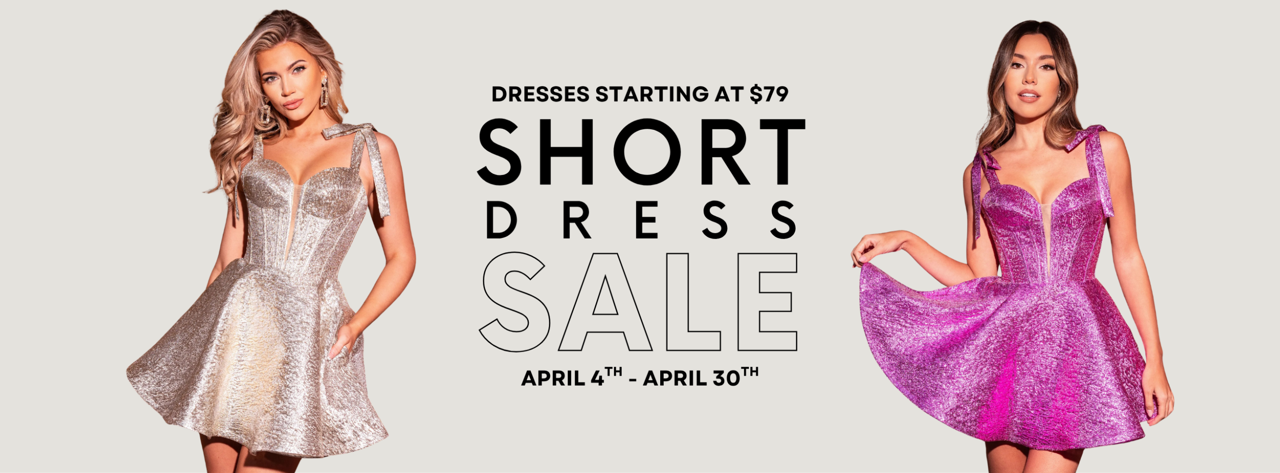 Short Dress Sale at Glitz Nashville Desktop